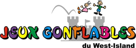 Logo Jeux Gonflables du West-Island. West-Island Inflatables logo - Montreal